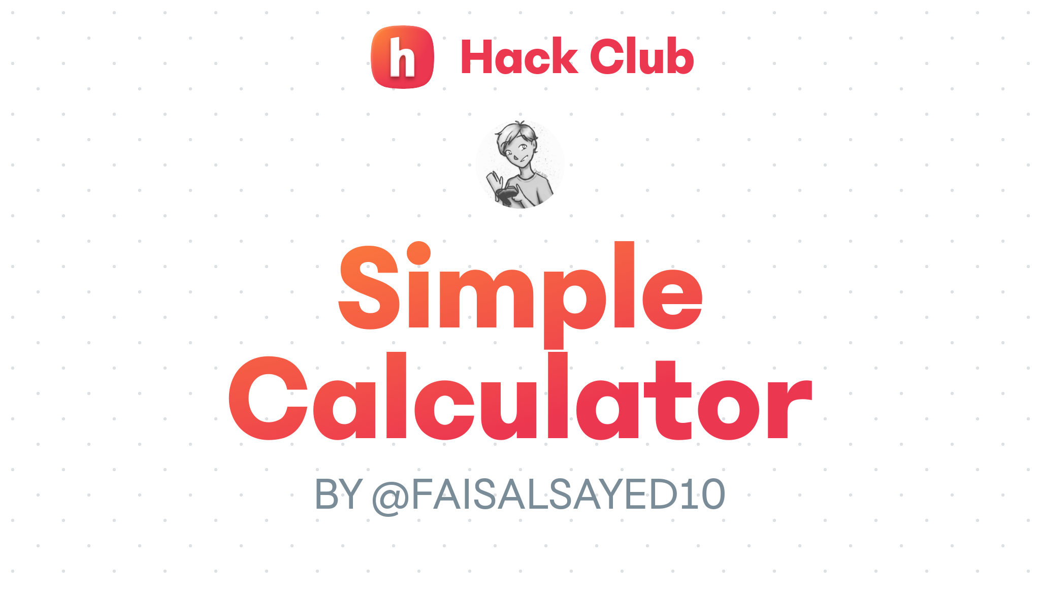 Simple Calculator Hack Club